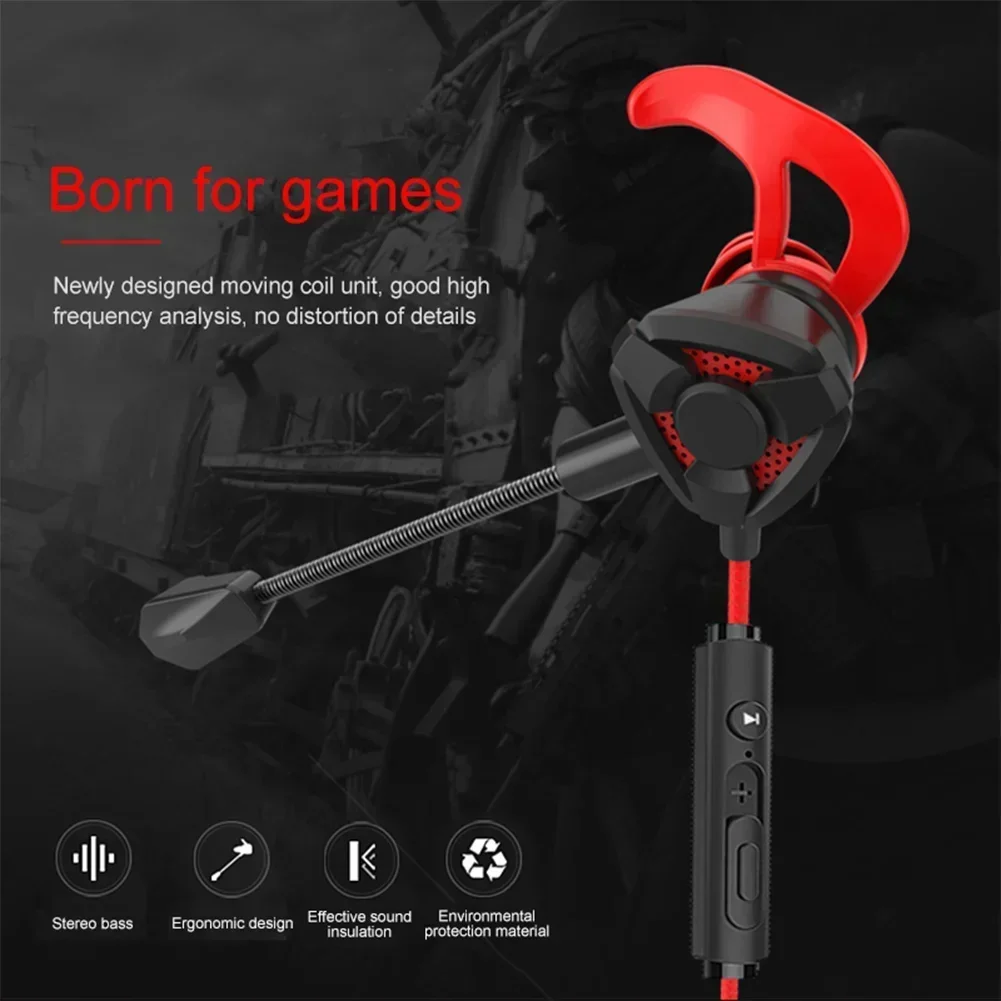 Esports Gaming Earphones - Headset Gamer Headphones Wired Earphone Gaming