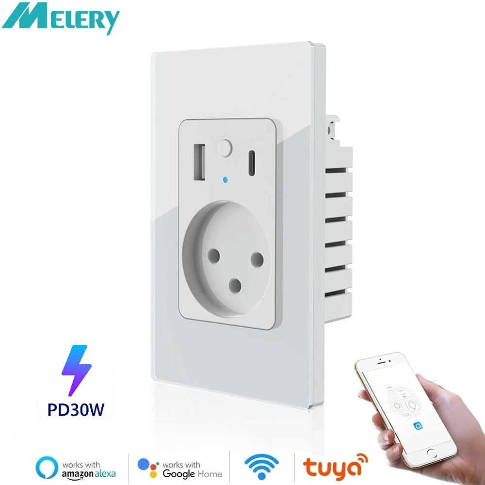 Controller Charging Stand - Melery Israel Smart Wall Socket Glass