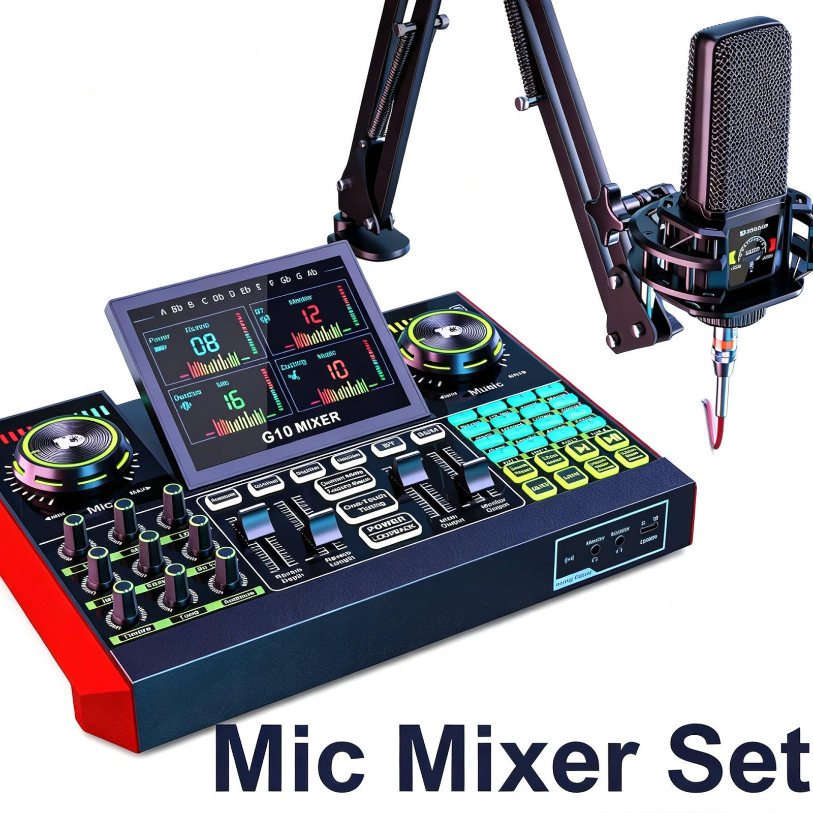 Esports Gaming Station - Tenlamp Audio Interface Mixer Sound board,G10