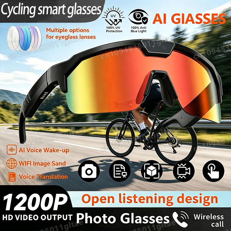 Esports Gaming Photo - Smart Glasses bluetooth camera Recording Videos