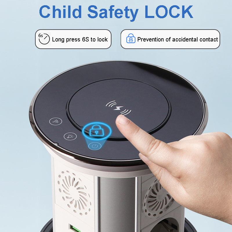 Controller Charging Stand - IL/KR/JP/EU/US/BR/AU Pop Electric Lifting Sockets Hidden