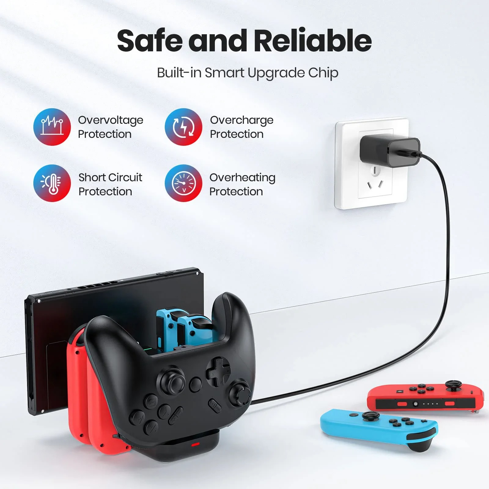 Switch Charger Dock Station 6  - Controller Charging Stand recensie en prijs