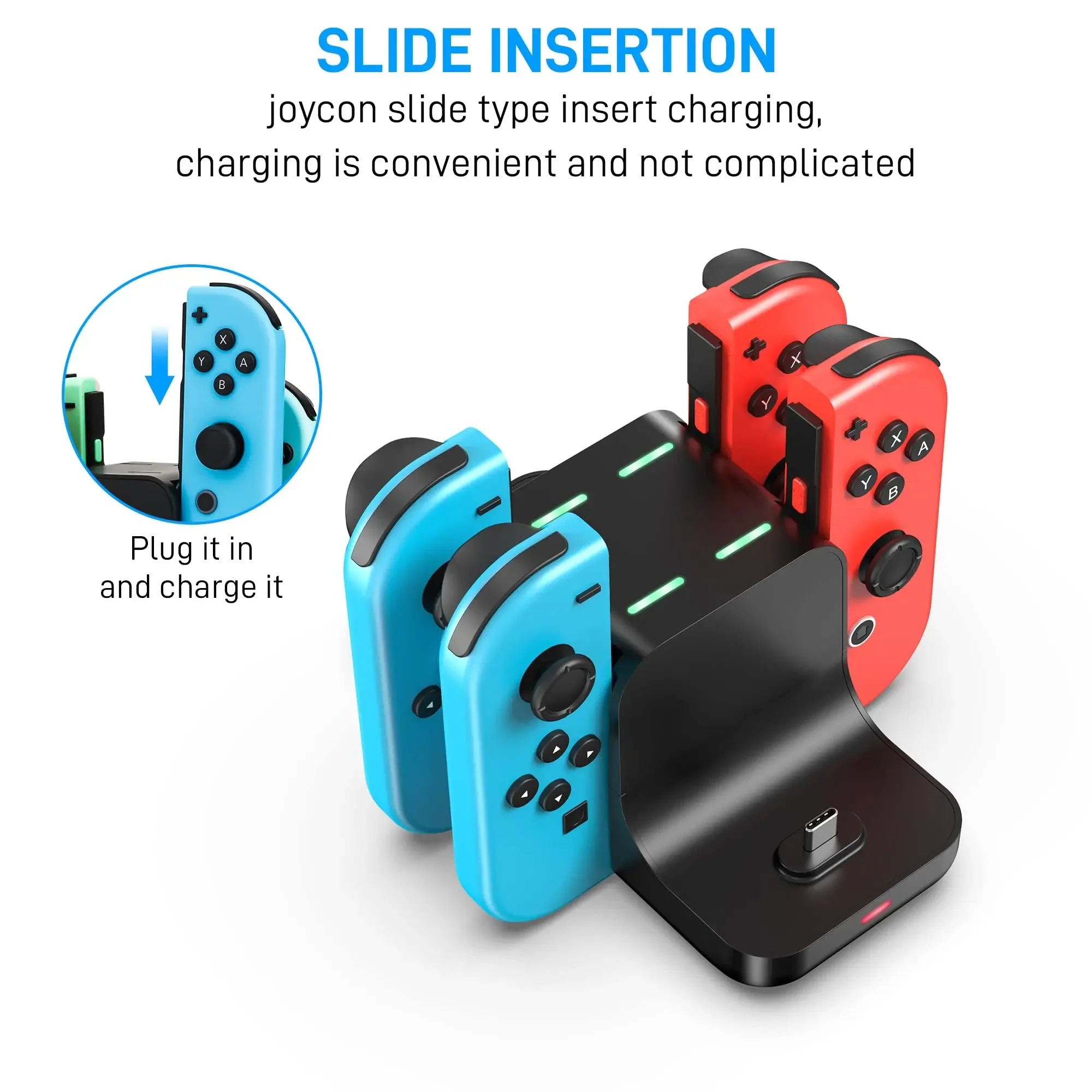 Switch Charger Dock Station 6  - Controller Charging Stand recensie en prijs