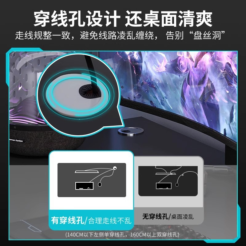 Double Computer Desk Desktop H - Esports Gaming Table recensie en prijs