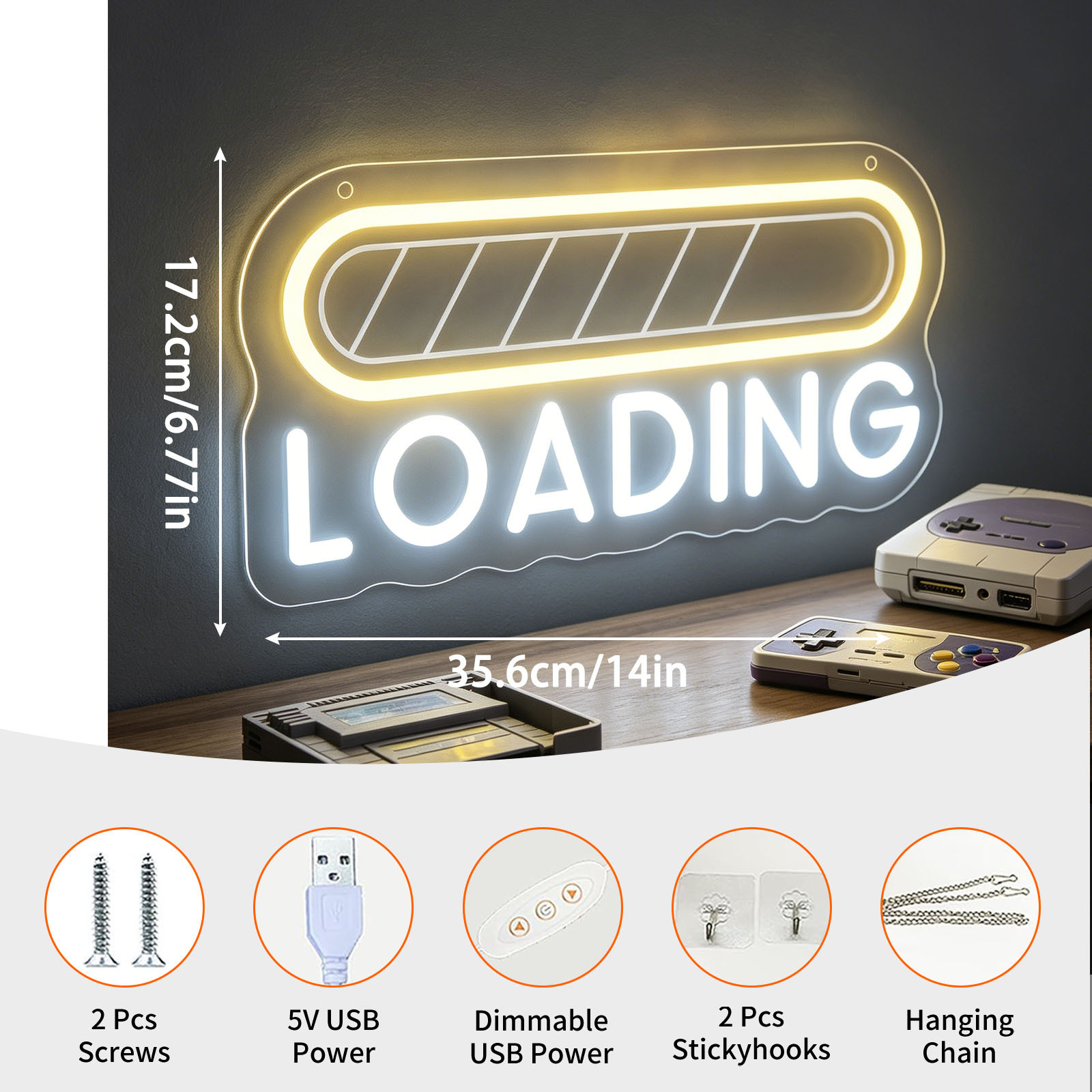 Loading Neon Sign LED USB Dimm - Esports Gaming Setup recensie en prijs