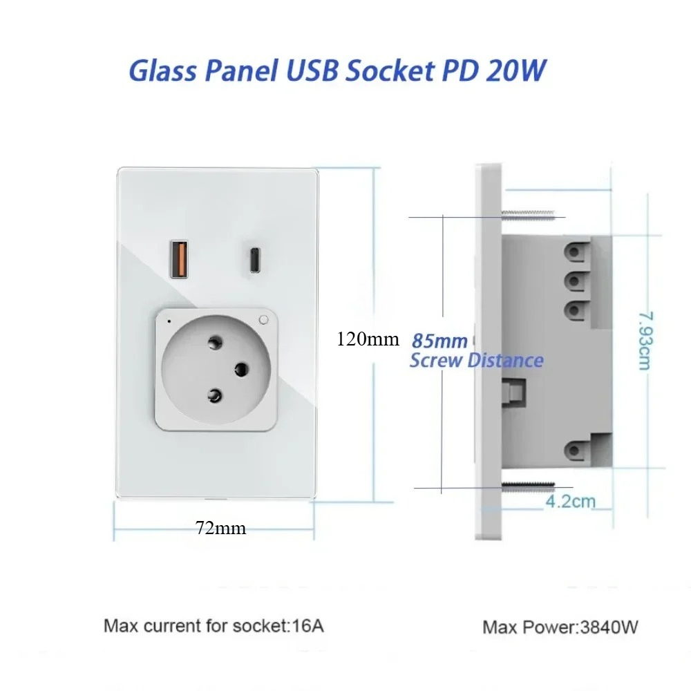 Adea Wifi Tuya Wall Socket Usb - Controller Charging Stand recensie en prijs