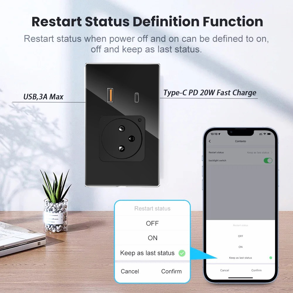 Adea Wifi Tuya Wall Socket Usb - Controller Charging Stand recensie en prijs