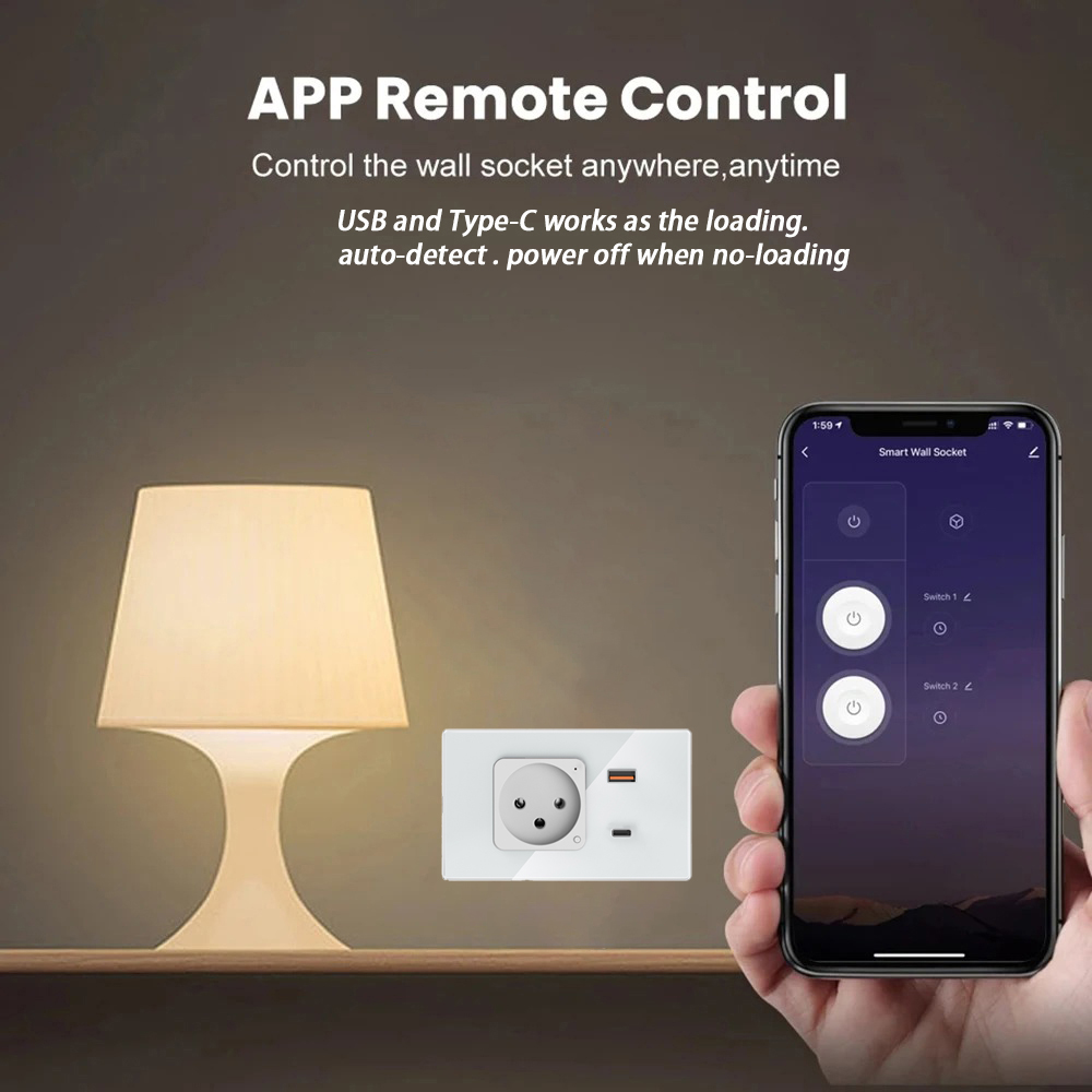Adea Wifi Tuya Wall Socket Usb - Controller Charging Stand recensie en prijs