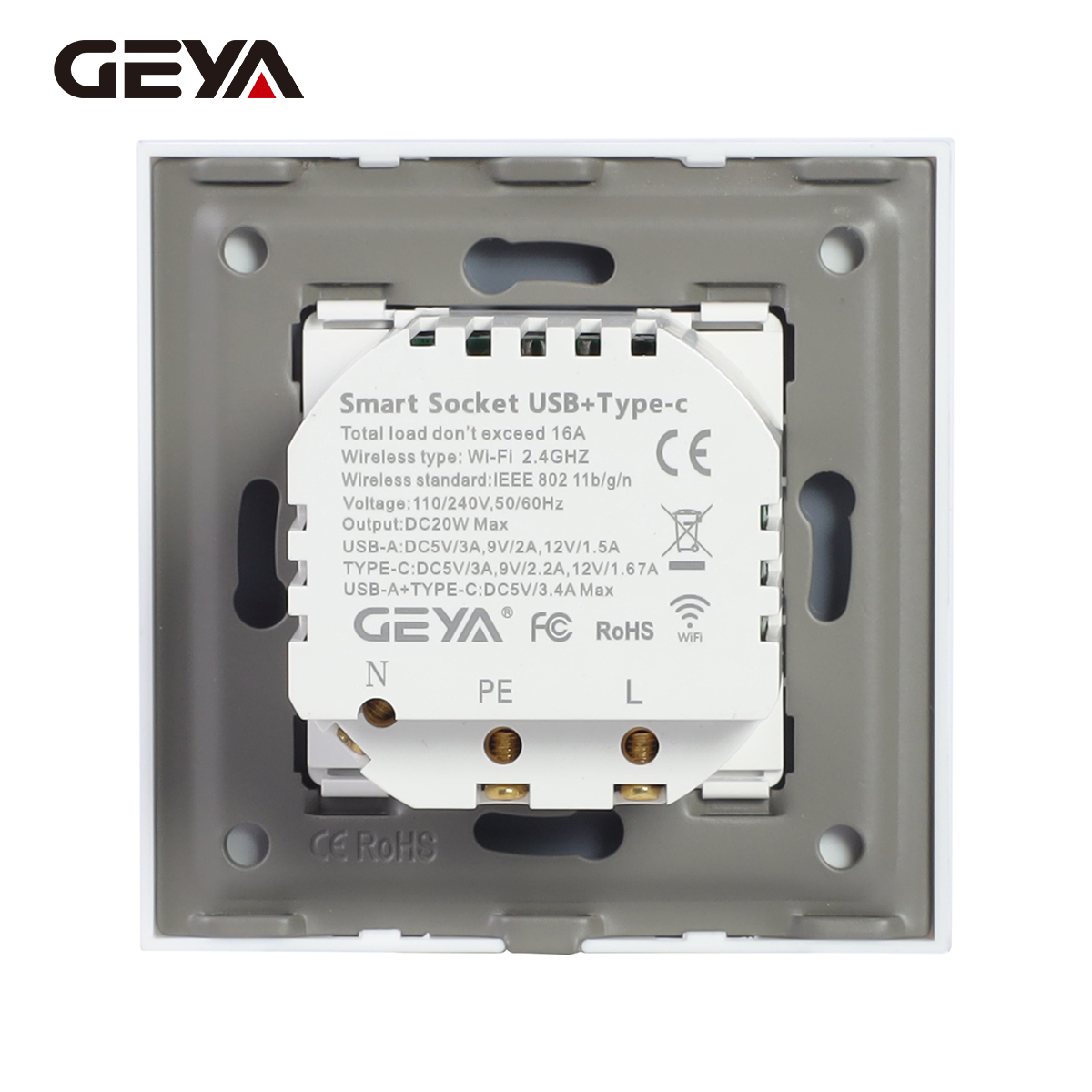 GEYA Wifi EU Socket With 20W T - Controller Charging Stand recensie en prijs