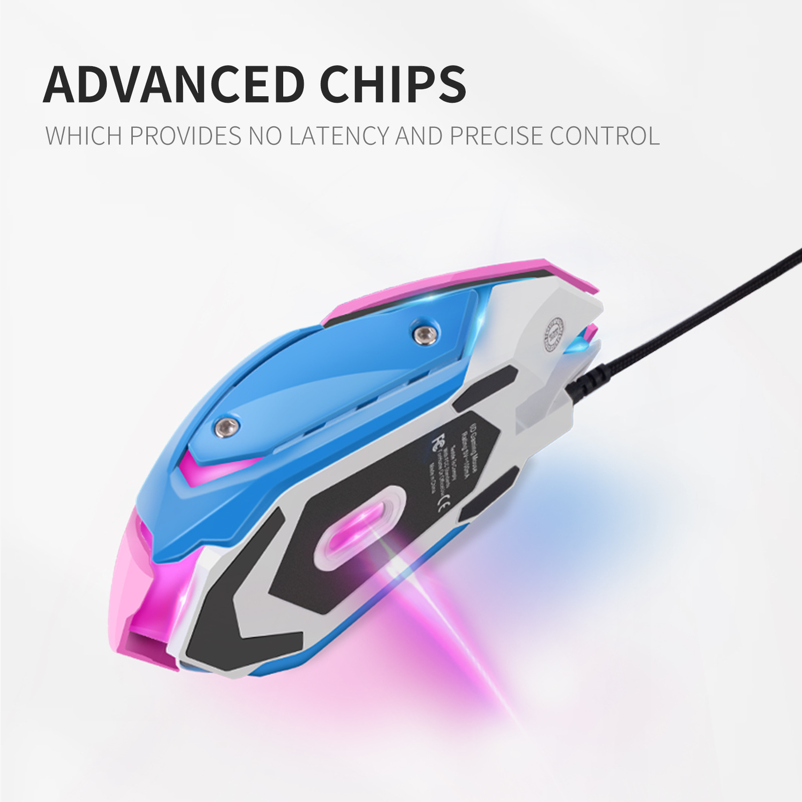 RGB Silent Gaming Mouse with A - Esports Gaming Mouse Weight Adjustable recensie en prijs