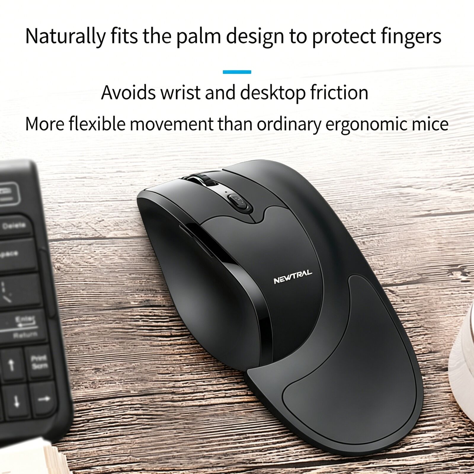 2.4GHz Wireless Vertical Ergon - Esports Gaming Mouse Weight Adjustable recensie en prijs