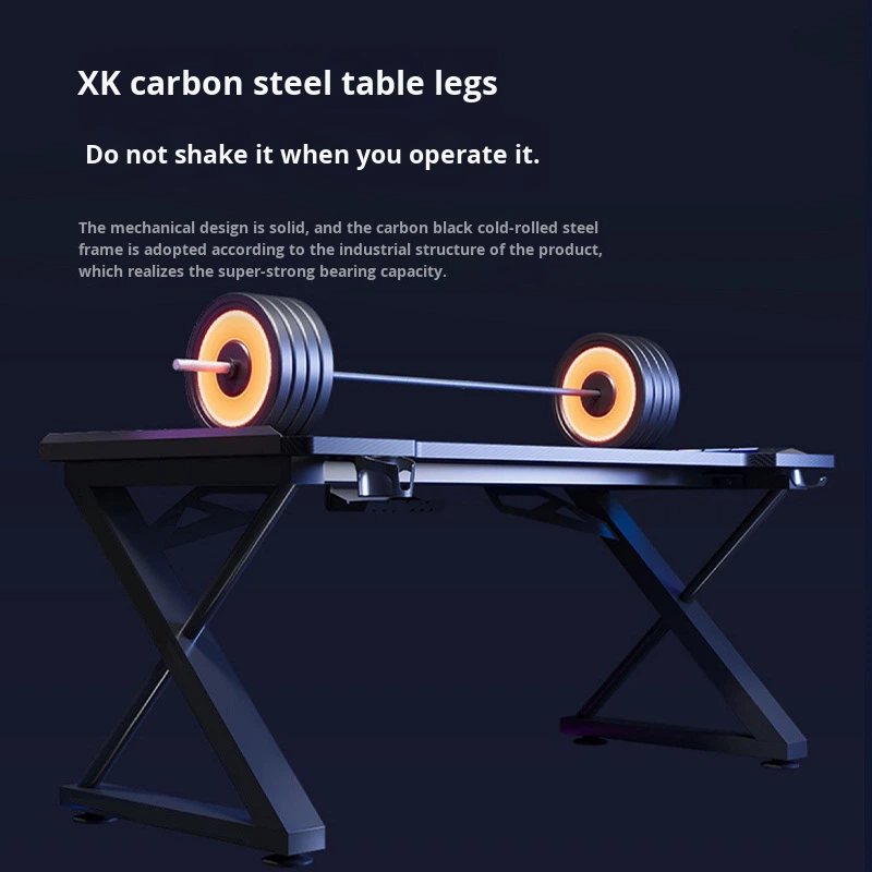 / Carbon Fiber Texture Table T - Esports Gaming Table recensie en prijs