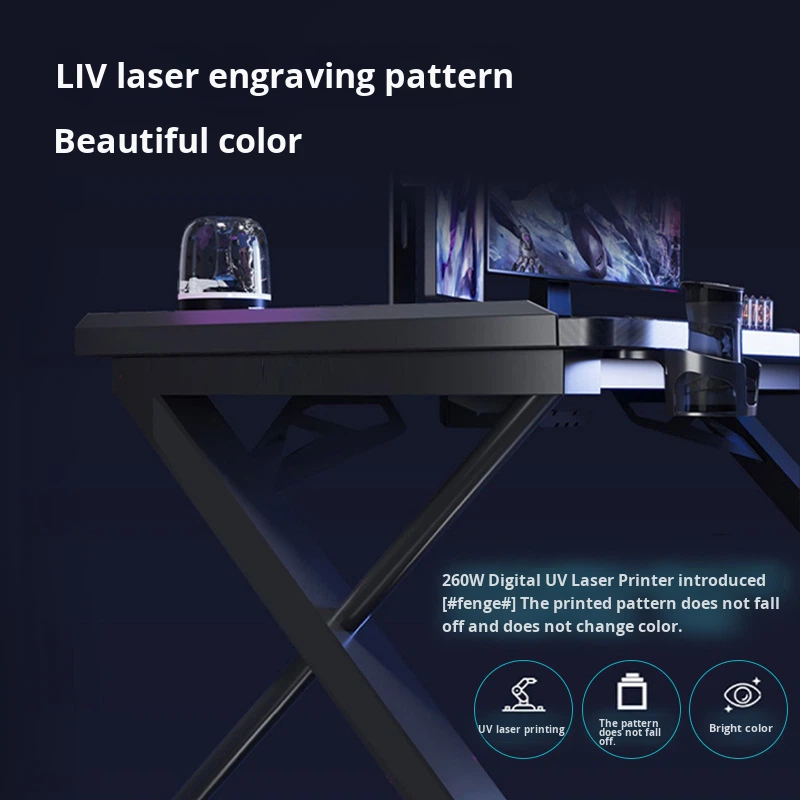/ Carbon Fiber Texture Table T - Esports Gaming Table recensie en prijs