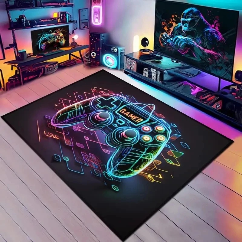 Rainbow Neon Gamepad GAMER Are - Esports Gaming Setup recensie en prijs