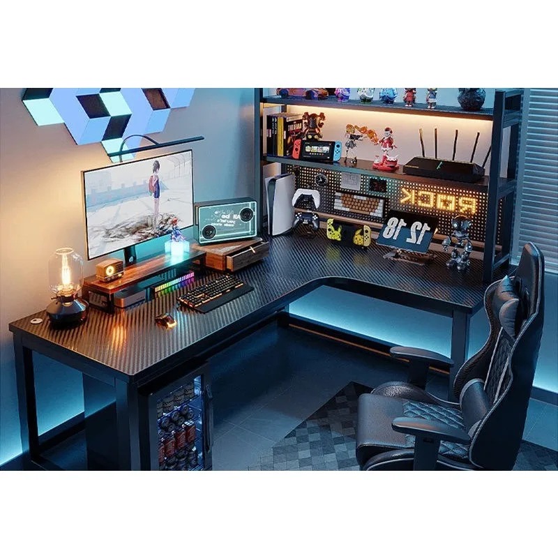 Adjustable Height L Shaped Cor - Esports Gaming Table recensie en prijs