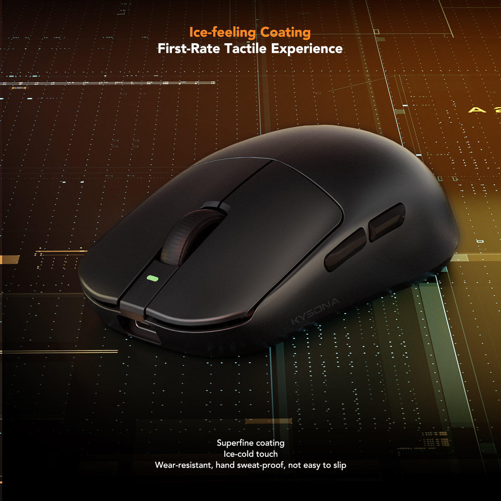 KYSONA Mercury Pro PAW3395 Wir - Esports Gaming Mouse Weight Adjustable recensie en prijs
