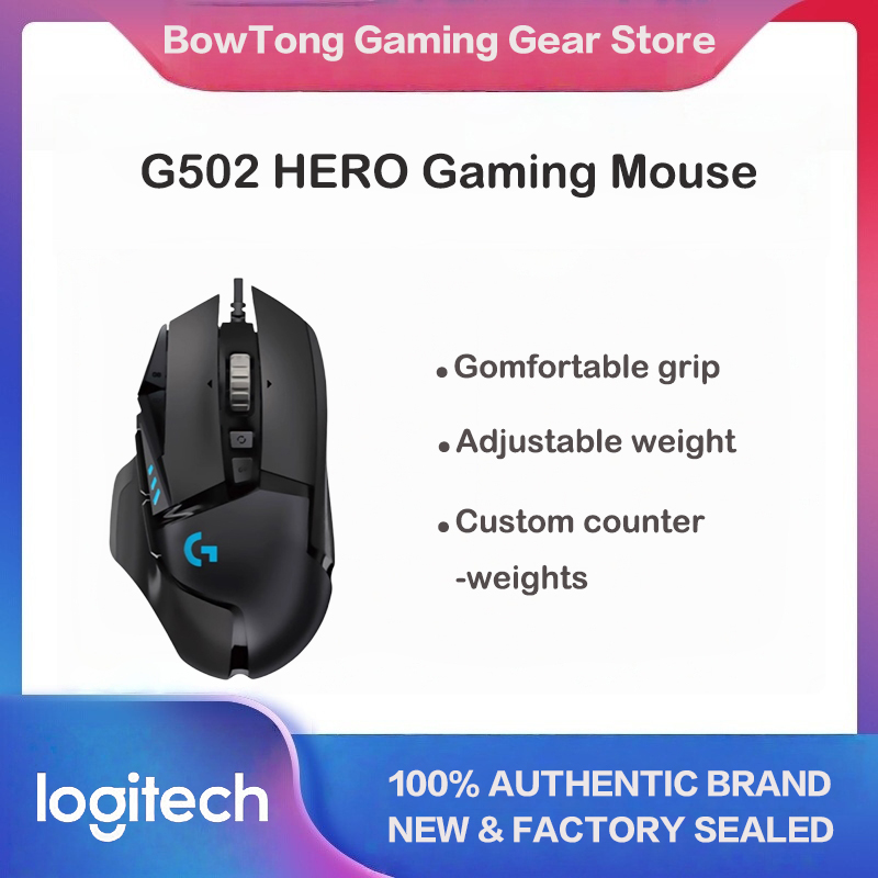 Logitech G502 HERO Dominator W - Esports Gaming Mouse Weight Adjustable recensie en prijs