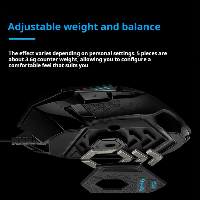 Logitech G502 HERO Dominator W - Esports Gaming Mouse Weight Adjustable recensie en prijs